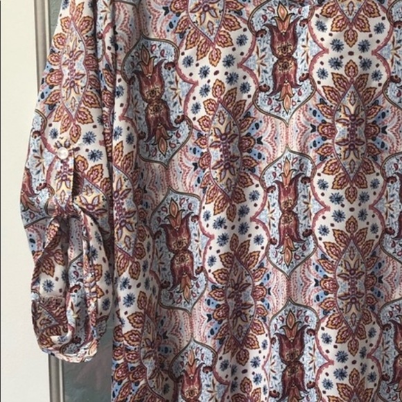 EUC Pink Republic women’s mid-sleeve blouse, sz XL - Picture 4 of 4